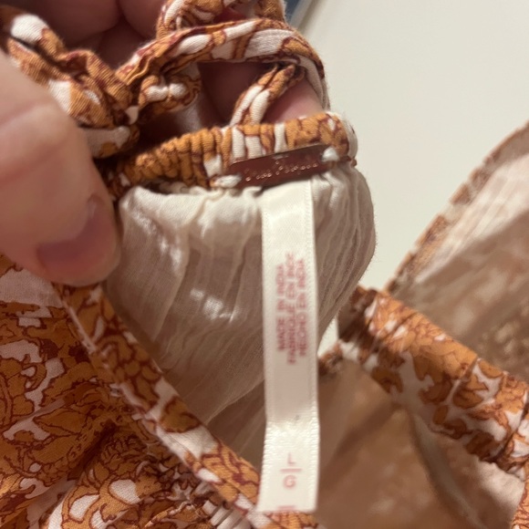 Free People ultra violet Maxi Dress Open Back in Tea Combo - Picture 5 of 5